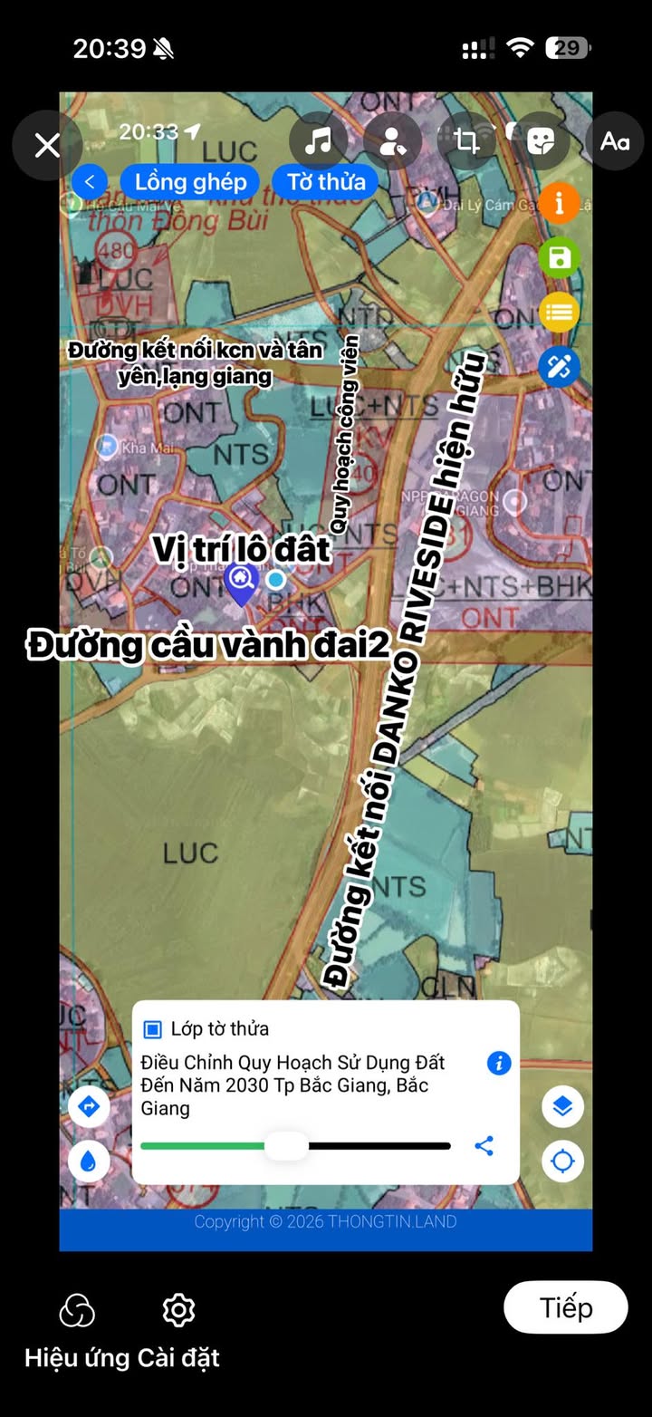 Đất Nền Bắc Giang 260m² Mặt Tiền 9m - Sổ Đỏ Full Thổ Cư