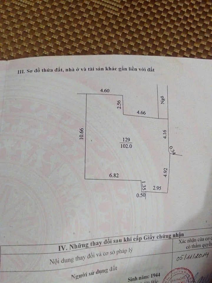 Nhà 2 Tầng Mỹ Độ 102m² - Giá 1 Tỷ, Ngõ Rộng, Sẵn Sàng Ở Ngay