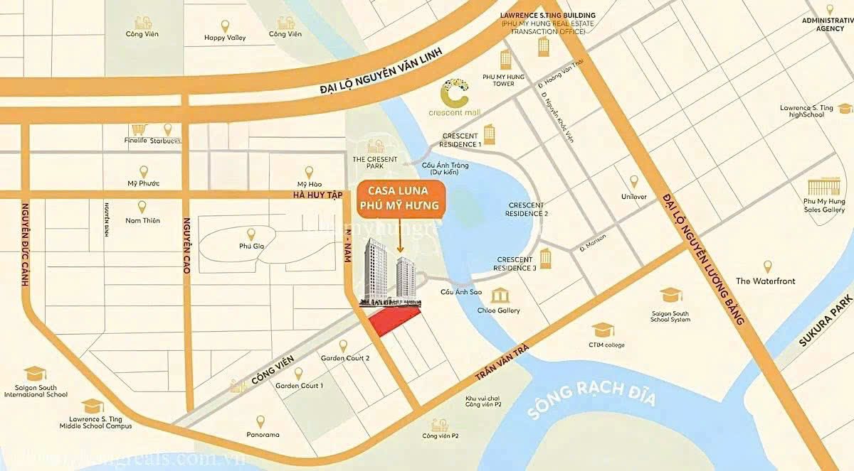 Casa Luna Phú Mỹ Hưng: Căn hộ siêu sang 275m² - 507m² hiếm có