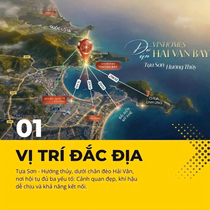 Đất nền Vinhomes Hải Vân Bay Đà Nẵng - Cơ hội triệu đô