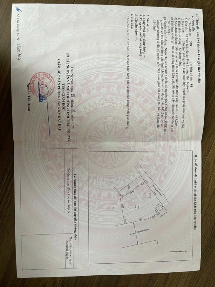 Bán Gấp Đất Vàng 700m² Lô Góc Kinh Doanh Tại Phú Lương, Thái Nguyên