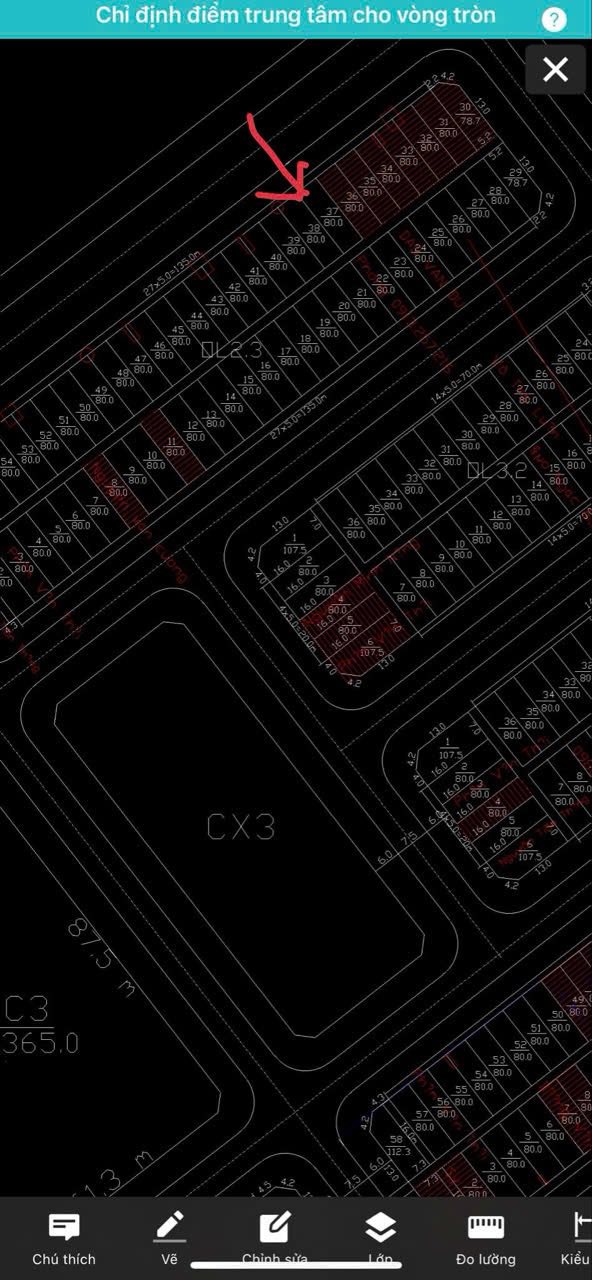 Đất nền Song Khê, Bắc Giang 80m² - Lô OL2.3, Sổ đỏ sẵn sàng giao dịch