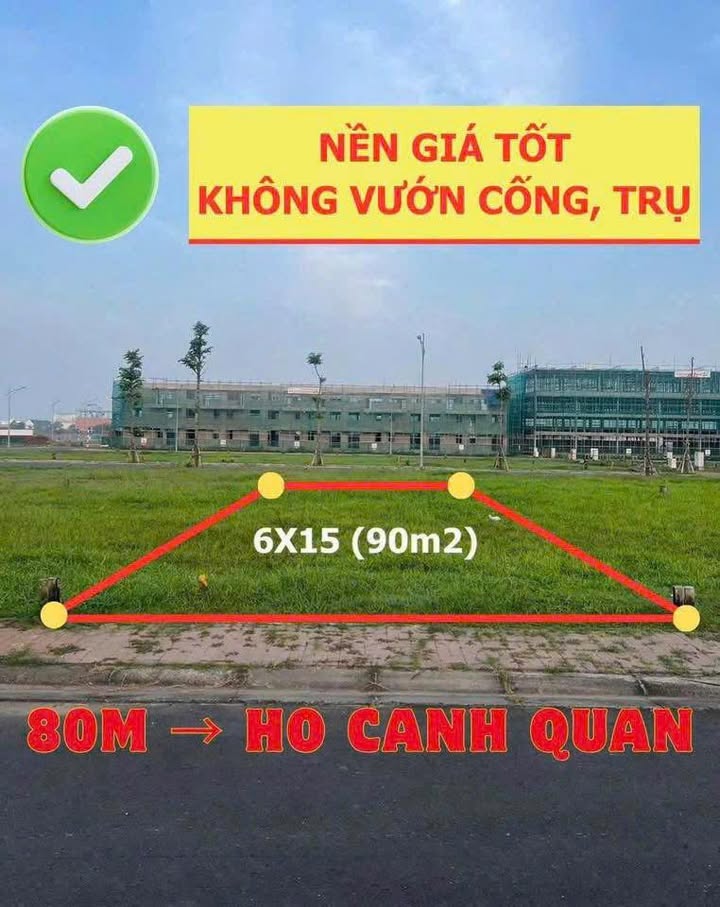 Bán Nền Nam Long II Central Lake 90m² Hướng ĐN - Giá 3.73 Tỷ