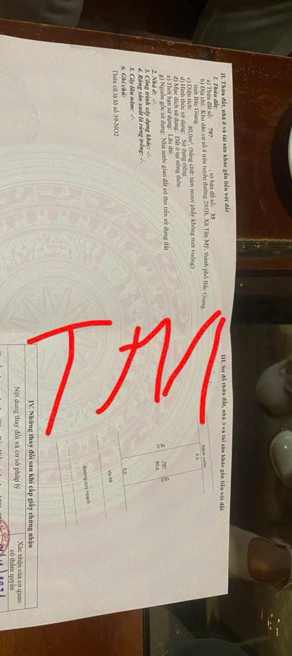 Đất Nền Tân Mỹ, Bắc Giang 80m² - Sổ Đỏ Chính Chủ, Giá Tốt