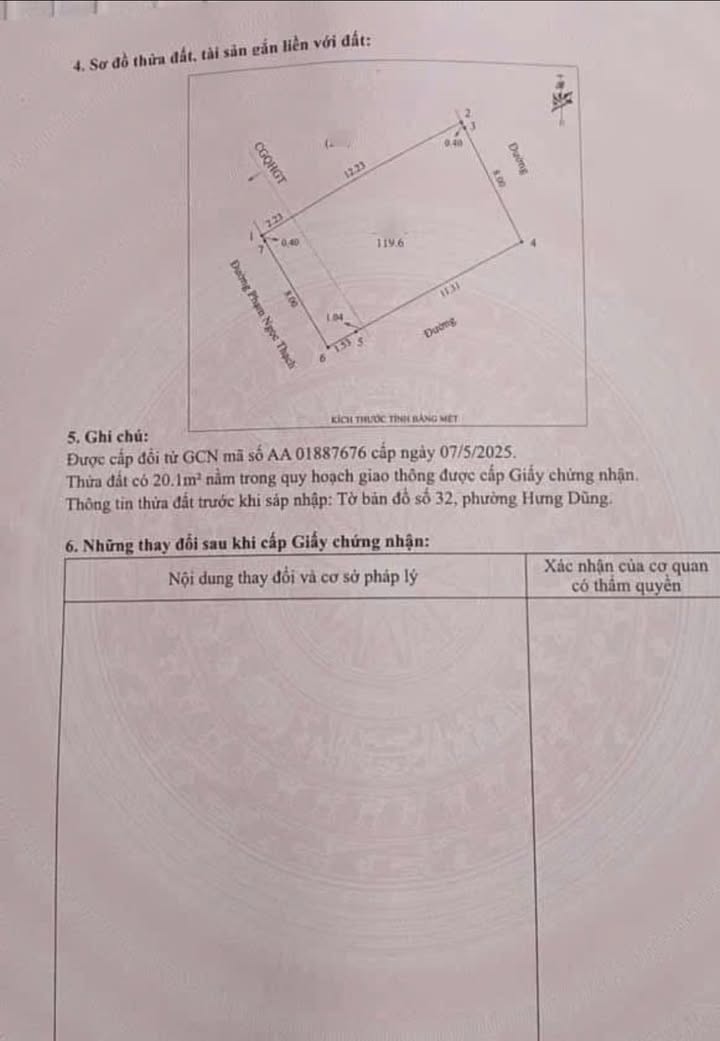 Nhà Phạm Ngọc Thạch Vinh 120m² 8-8.99 tỷ - Chính chủ bán