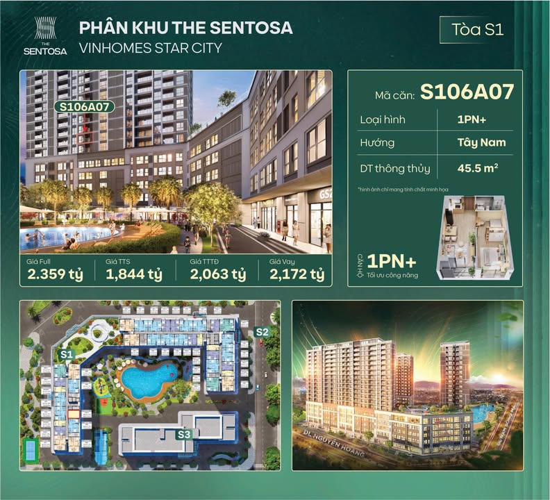 Bán Căn hộ 2PN Toà K2 Thanh Hóa 45.5m² - Giá tốt nhất thị trường chỉ 1.8 tỷ