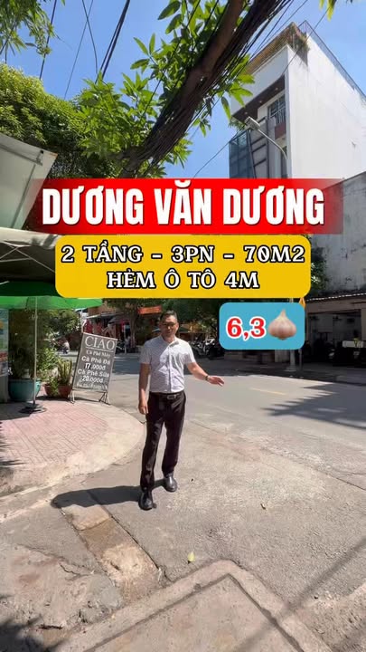 Nhà riêng Dương Văn Dương Tân Phú 70m² 6.3 tỷ - Giá tốt