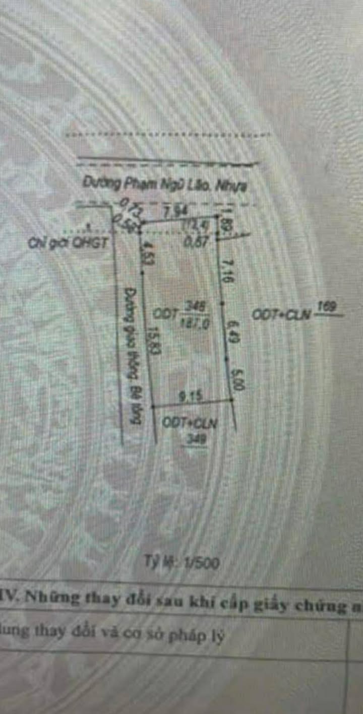Nha pho Pham Ngu Lao 187m2 - Mat tien kinh doanh gia thoa thuan
