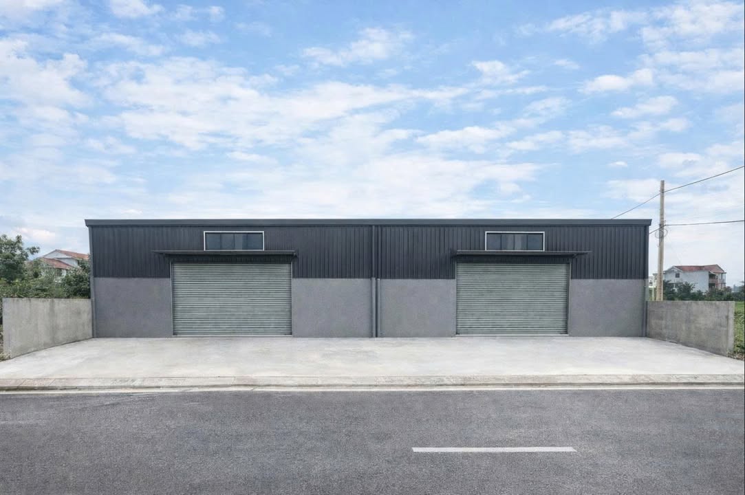 Cho thuê Kho Xưởng 308m² mặt tiền 15m - Ninh Bình, Sẵn Sàng Hoạt Động