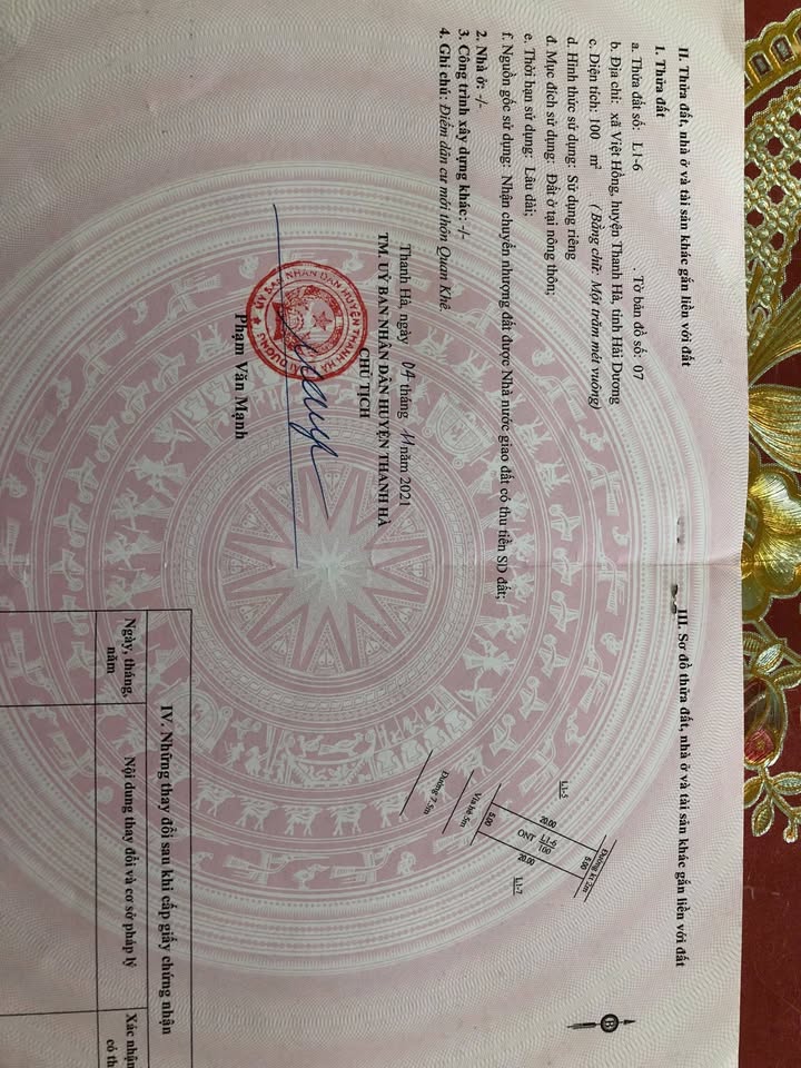 Đất Nền Thanh Hà 200m² - Sổ Đỏ Sẵn Sàng, Vị Trí Đắc Địa