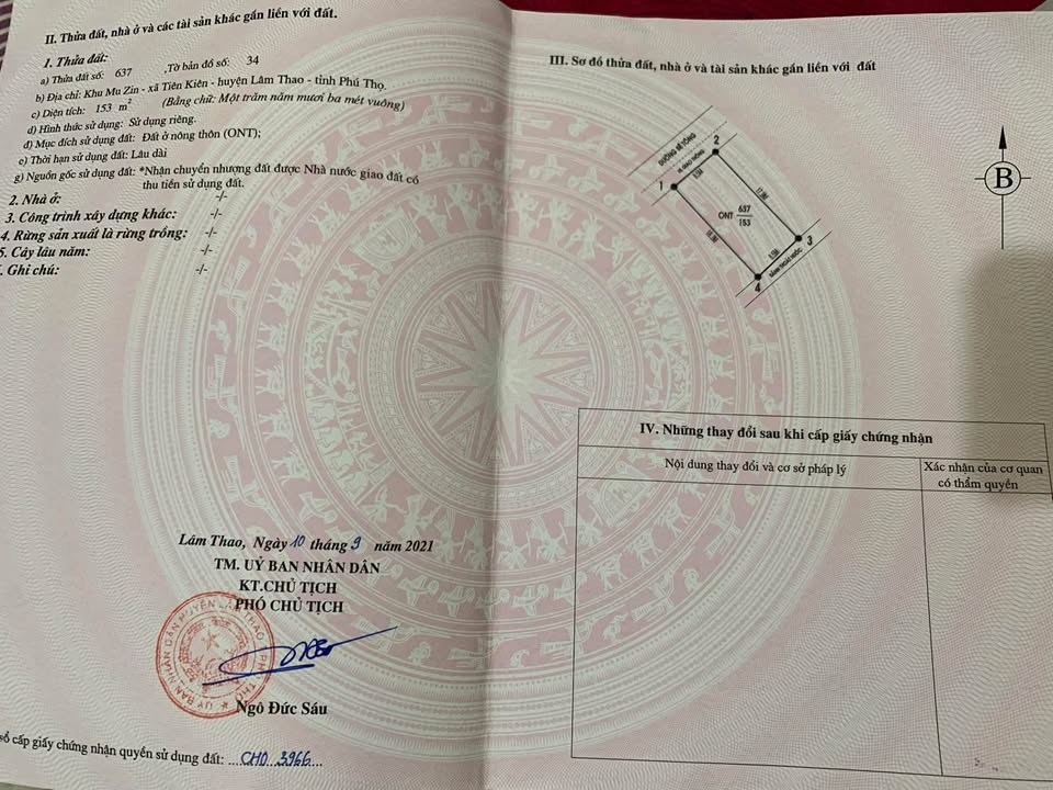 Bán đất nền 153m² Khu Muzin, Tiên Kiên, Phú Thọ - Vị trí đẹp, ô tô tránh