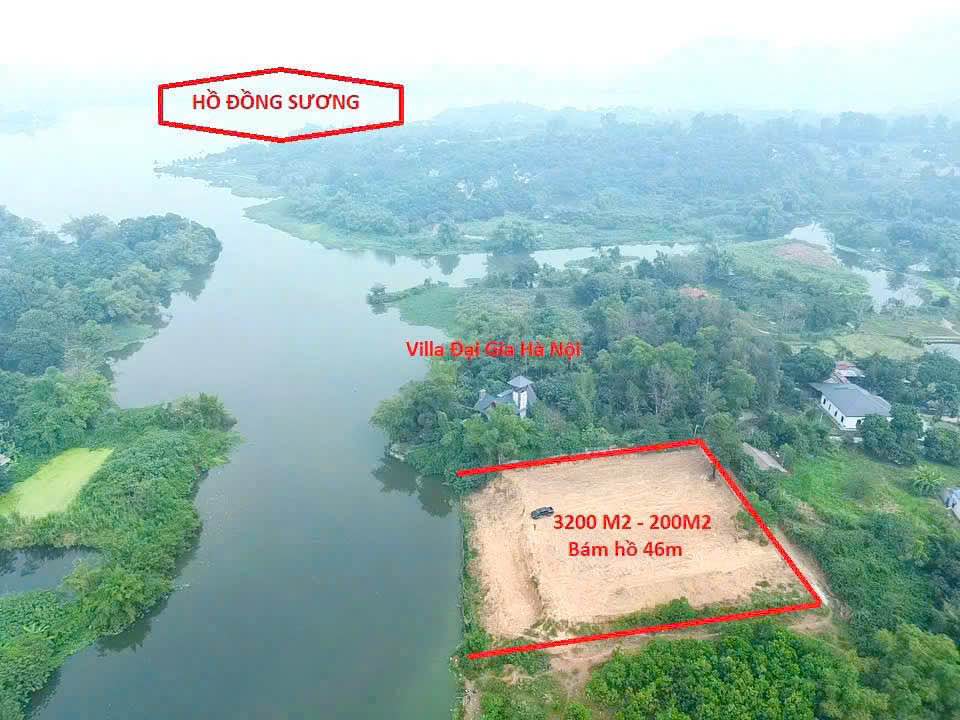 Đất nền 3200m² bám hồ Đồng Sương, Lương Sơn - Giá 9.6 tỷ, tiềm năng sinh lời cao