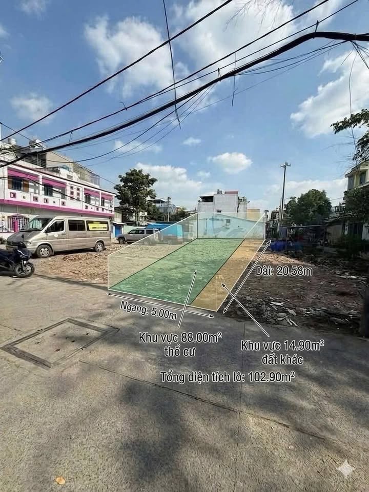 Đất nền Quận 4 102.5m² - Sổ hồng sẵn, 5.45 tỷ - Cơ hội đầu tư vàng!