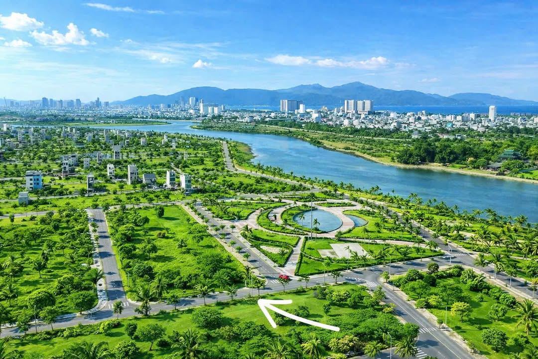Bán đất Đầm Sen, Hải Châu 200m² hướng Bắc - View công viên, gần sông