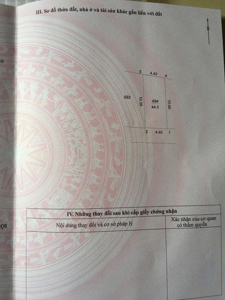 Đất Vườn Đìa - Phúc Thọ 44m² Giá Tốt - Cơ Hội Đầu Tư Vàng