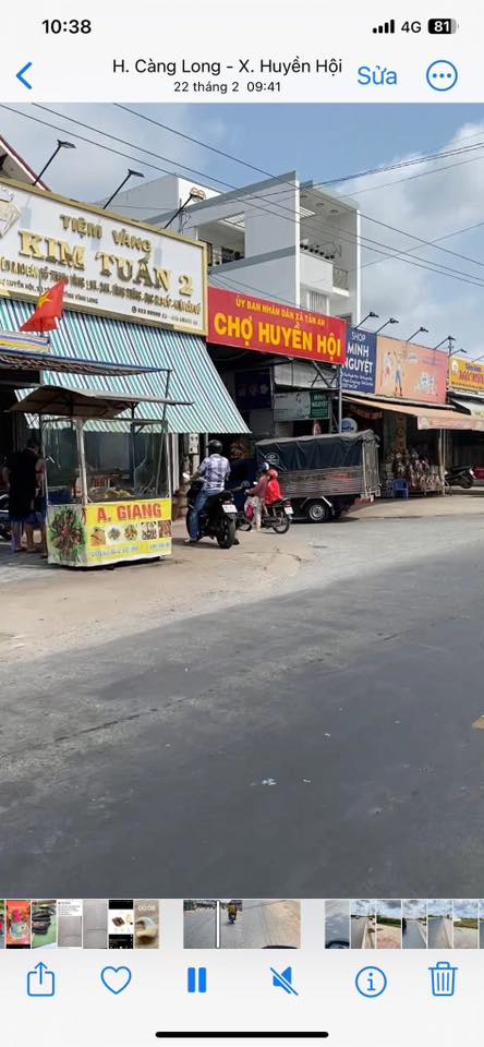 Đất Vũng Liêm Vĩnh Long - Mặt tiền chợ Tân An Luông, 2.8 tỷ