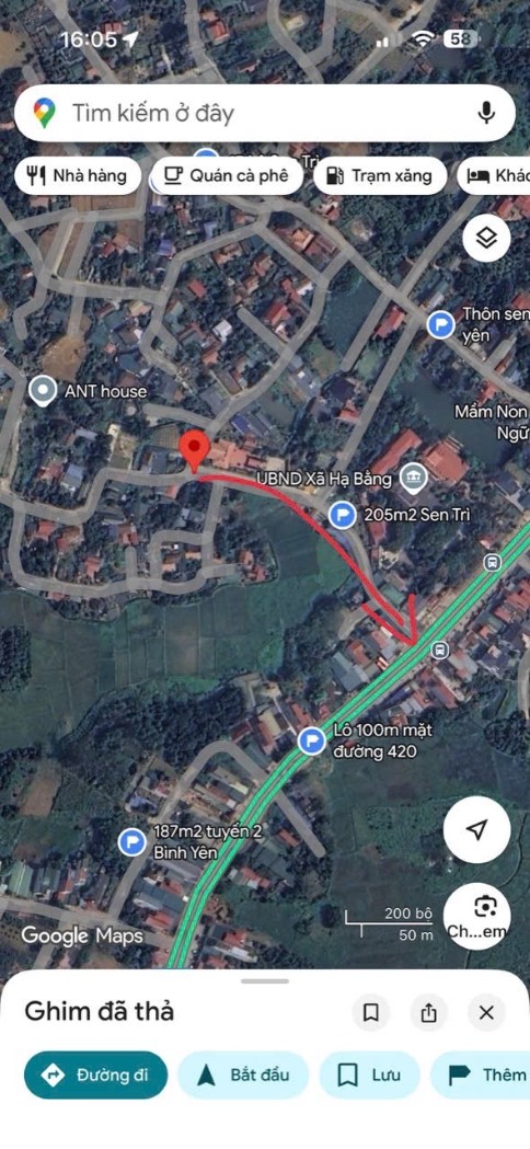 Bán đất Hạ Bằng Thạch Thất 120.5m² - Sổ đỏ chính chủ, giá tốt