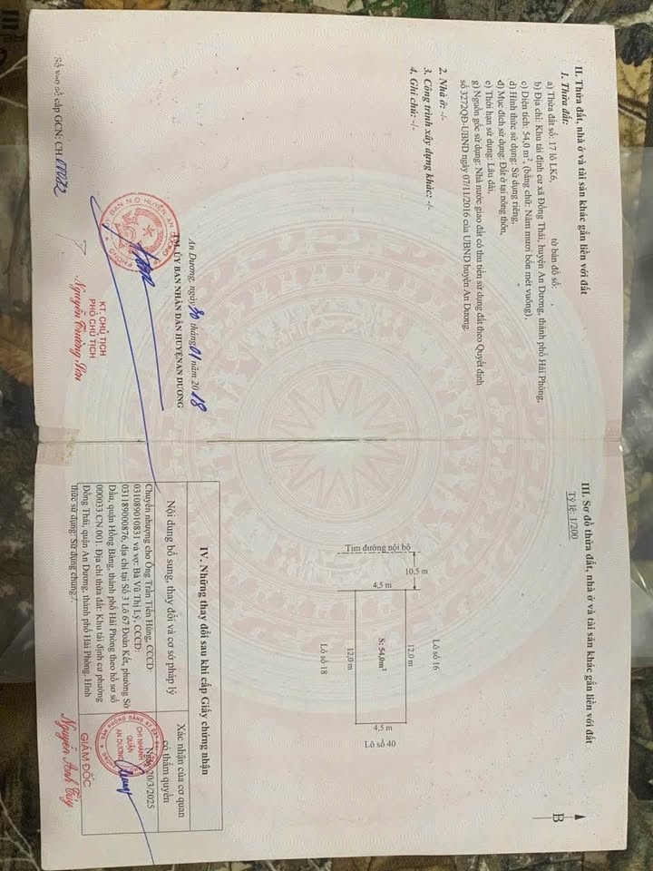 Đất nền 54m² Q.8 - Mặt tiền đường 21m, dự án Đồng Thái - Giá 3.65 tỷ