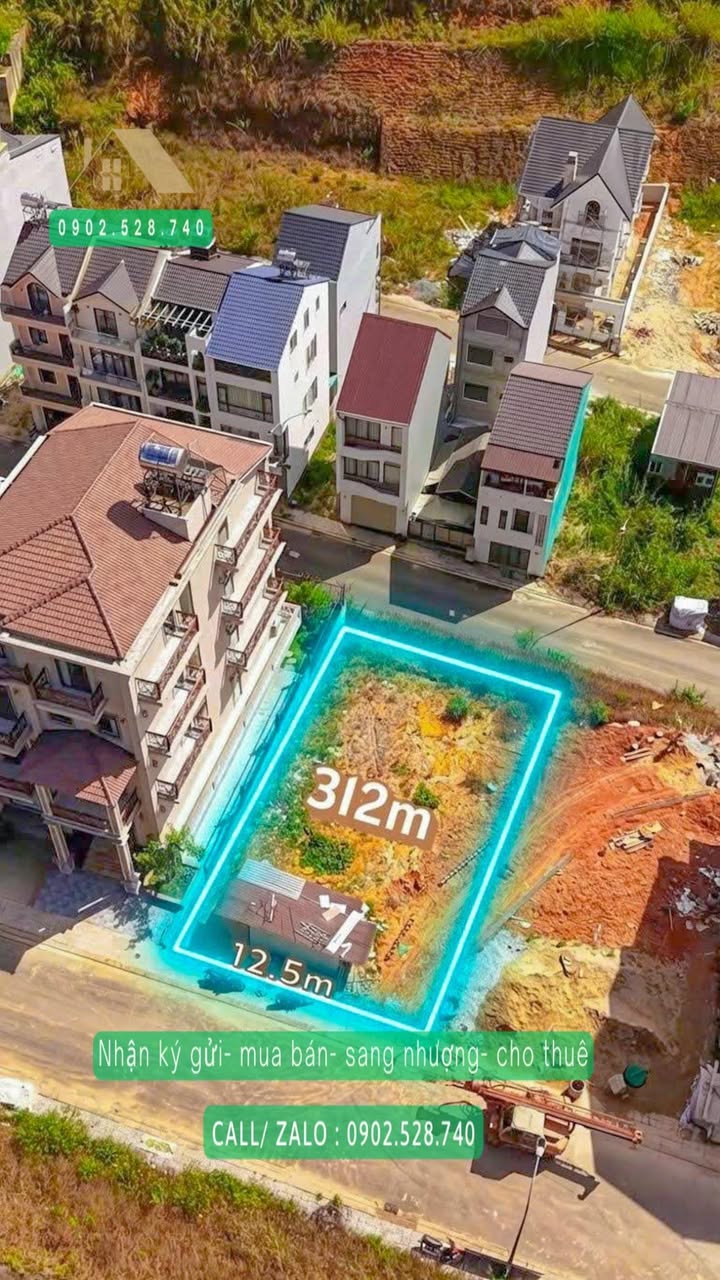 Đất Biệt Thự An Sơn Đà Lạt 312m² - Sổ Riêng, Xây Dựng Ngay