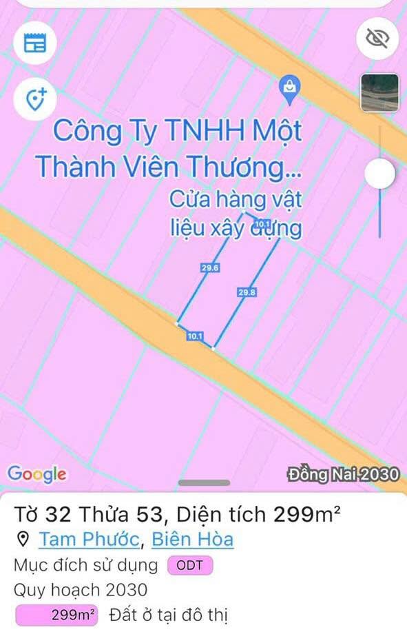 Đất thổ cư 300m² khu Hồng Ngân, Long Thành - Giá 2.9 tỷ, đầu tư sinh lời