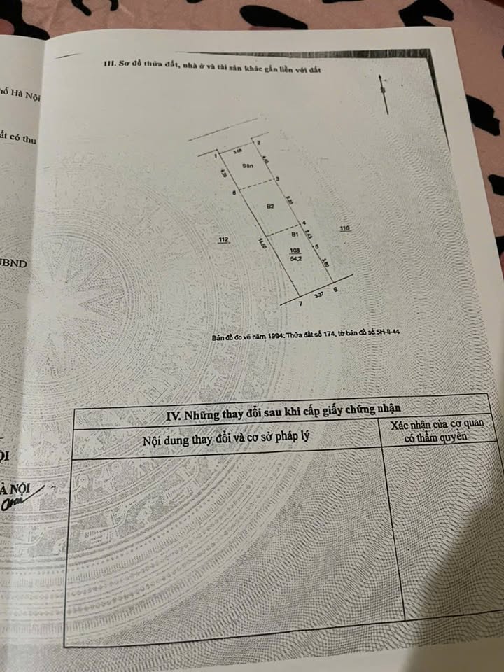 Bán Đất Phân Lô Nguyễn An Ninh, Hoàng Mai – 55m² – 12 Tỷ – Sổ Đỏ