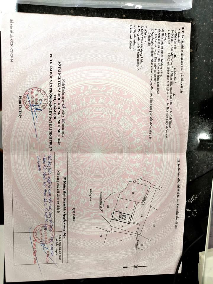 Bán Đất Vườn Ninh Thuận 1505m² - Giá Đầu Tư Chỉ 650tr/sào