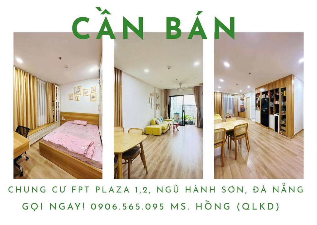 Căn hộ 2PN FPT Plaza 1, Đà Nẵng - 68m², Tầng Cao Hướng Bắc, Sẵn Sàng Vào Ở