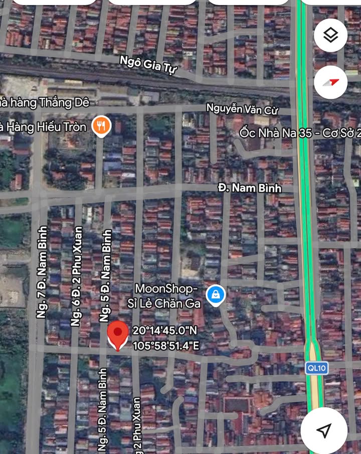 Đất Lô Góc 60m² Nam Bình, Ninh Bình - Hướng Đông Nam, Giá Đầu Tư