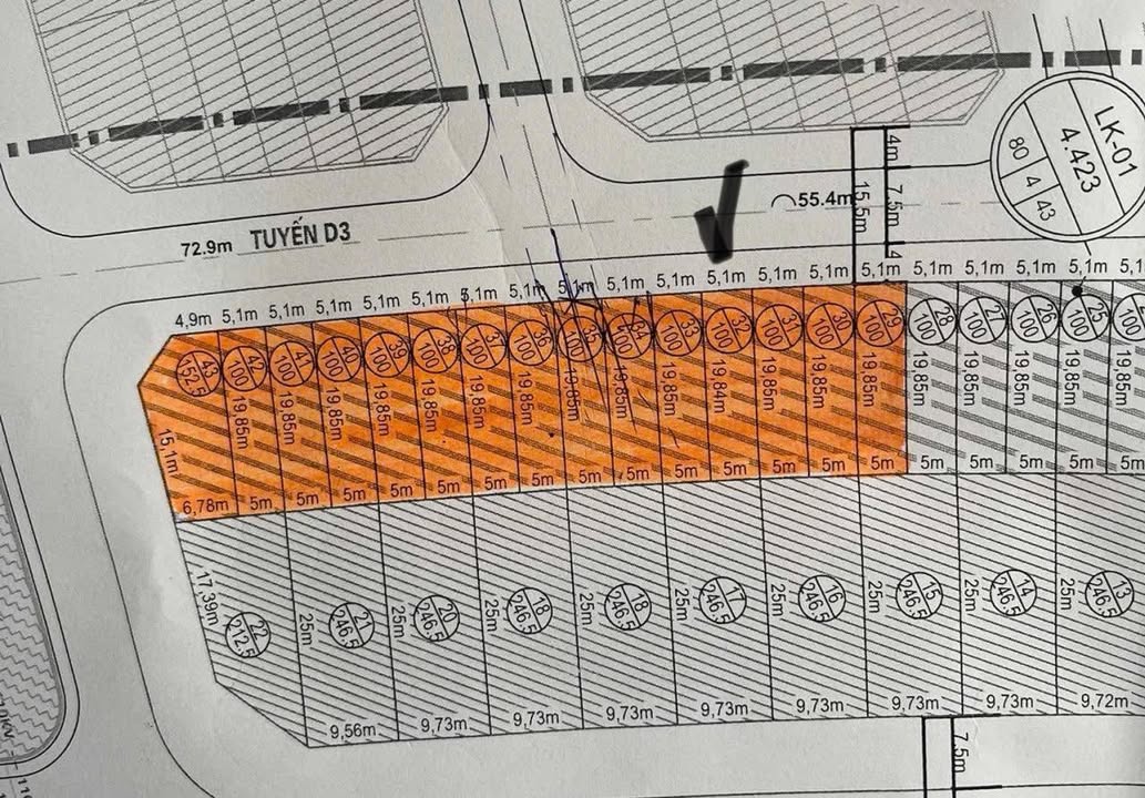 Đất Nền Long Vân Quy Nhơn 100m² - Sổ Đỏ, Hướng Bắc, Giá 2.2 Tỷ