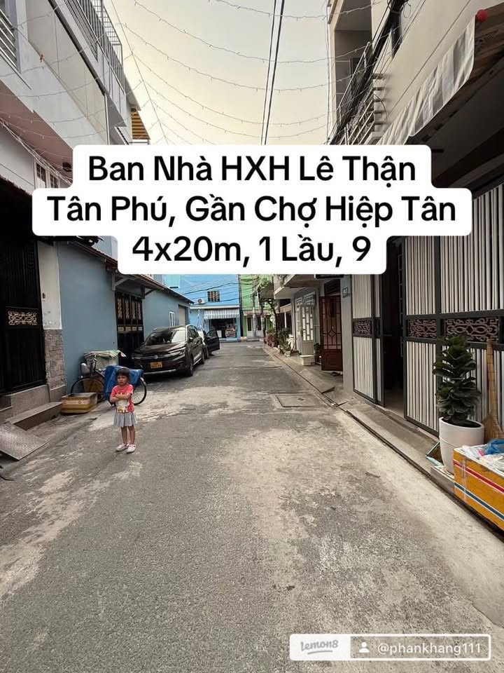 Nhà Lê Thận Tân Phú 4x20m 6 phòng trọ 9.5 tỷ - Chính chủ bán