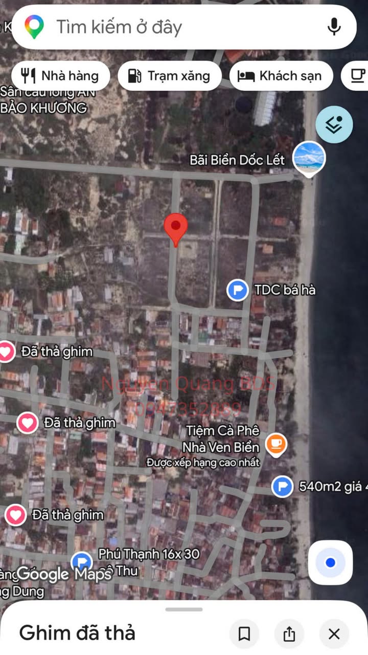 Đất Biển Bá Hà - Ninh Diêm: 3 Lô 466m² Hướng Tây, Giá Tốt