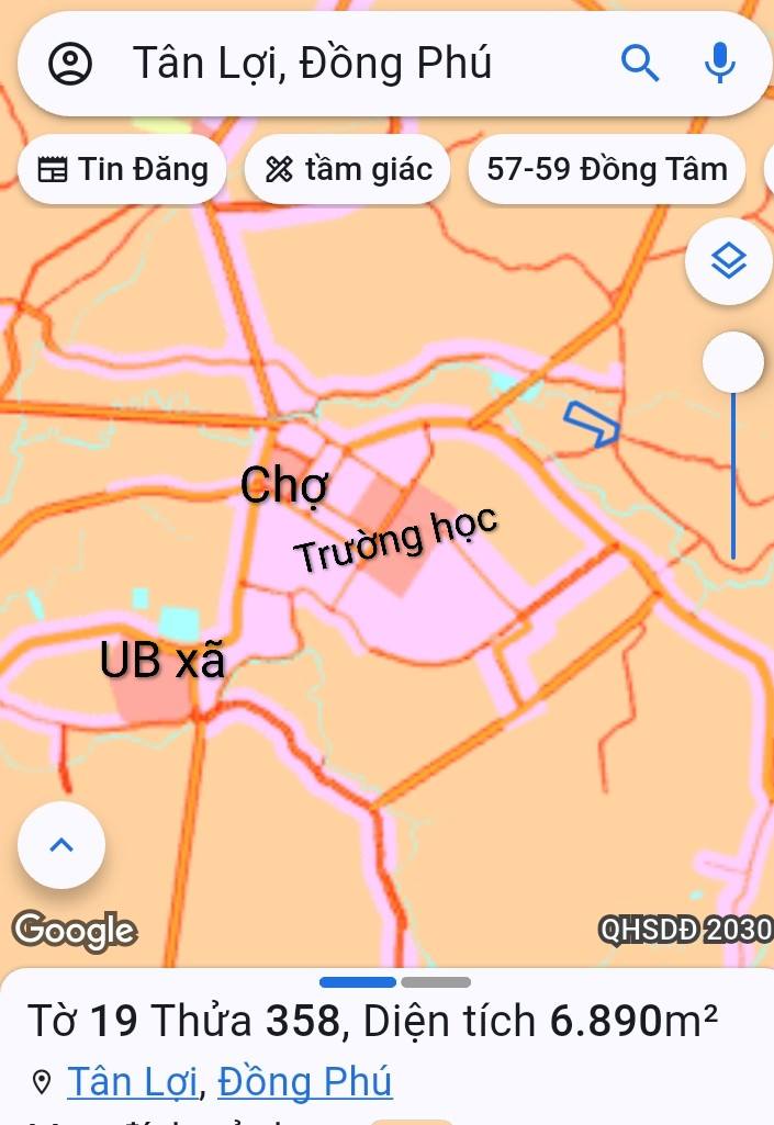 Đất Vườn Đồng Phú 25200m² - 90m Mặt Tiền Đường Xây, Giá 2 Tỷ