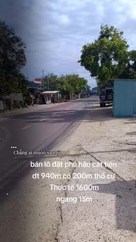 Bán Đất Vàng Phù Cát 1600m² Mặt Tiền DT639 - Sẵn Sổ Hồng, Ngang 15m