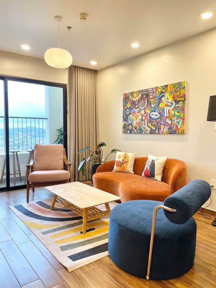 Cho thuê căn hộ 2PN Manor Crown Huế 66m² - Tầng cao, full nội thất