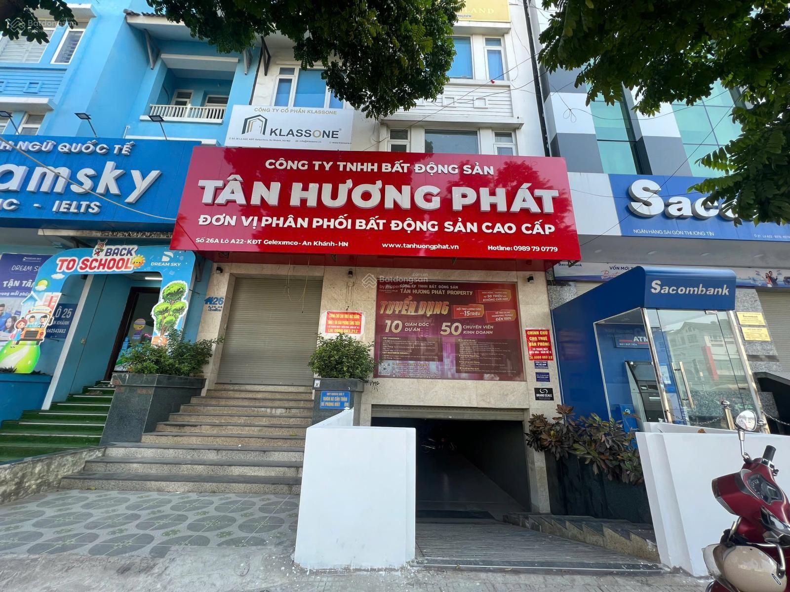 Mặt bằng kinh doanh 130m² Geleximco Lê Trọng Tấn - Vị trí vàng, sầm uất