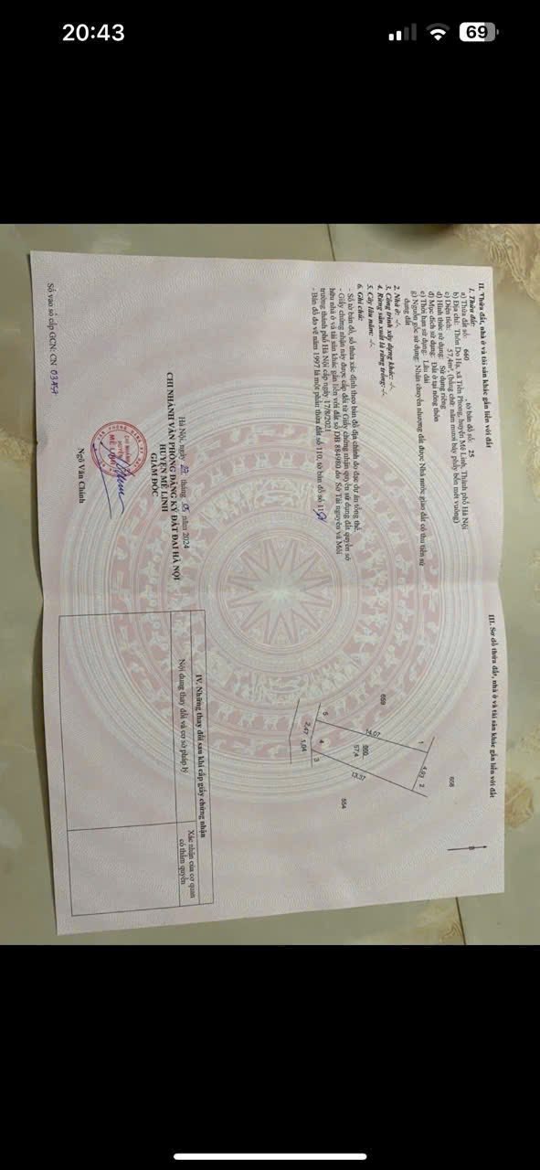 Đất nền Mê Linh 57m² - Ngõ ô tô 7 chỗ, giá hơn 3 tỷ