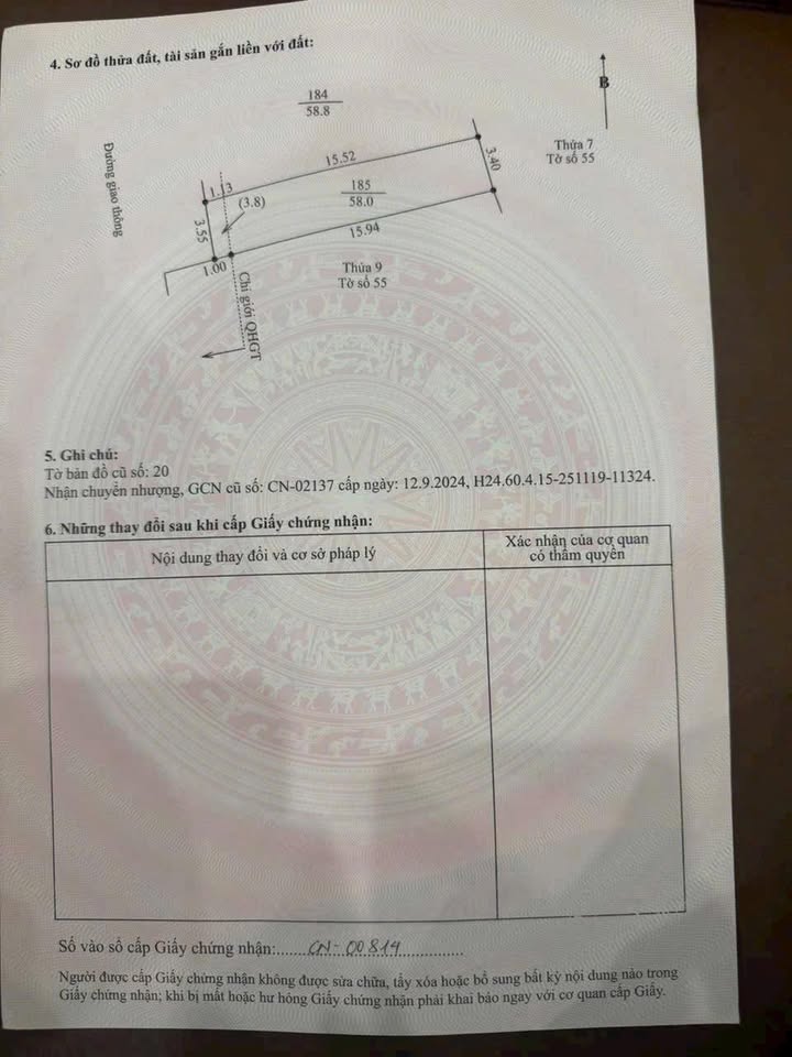 Đất nền Mặt đường Lý Quốc Bảo, TP Hải Dương - 58m² - Giá 1 tỷ - Lộc lá