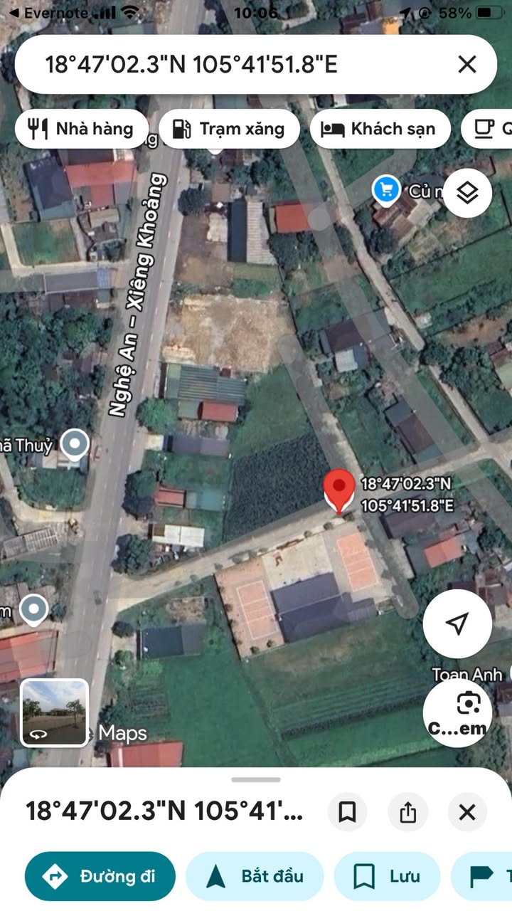 Bán đất Nghi Lộc 123m² - 1.8 tỷ, gần Quốc lộ 46, sổ đỏ chính chủ