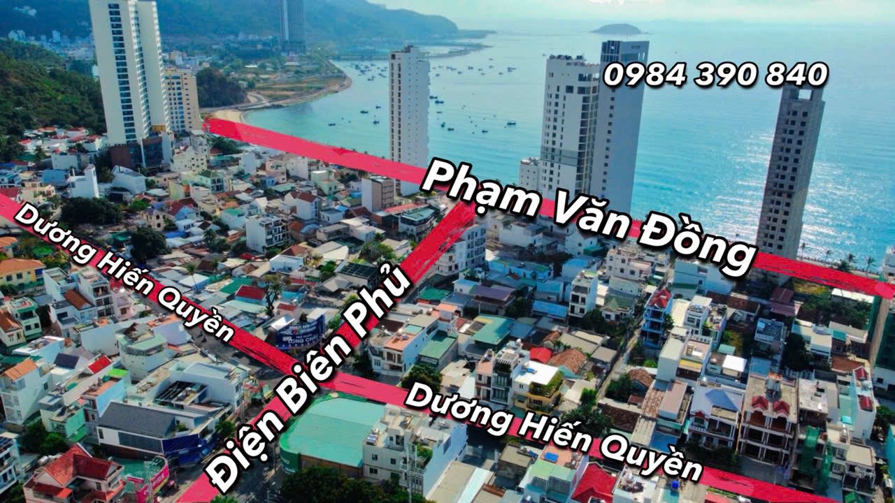 Đất Lô Góc 3 Mặt Tiền Điện Biên Phủ, Nha Trang - 154m² - Cách Biển 200m