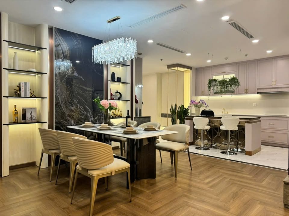 Căn hộ góc 4PN Times City 143m² - Sổ hồng sẵn, full nội thất