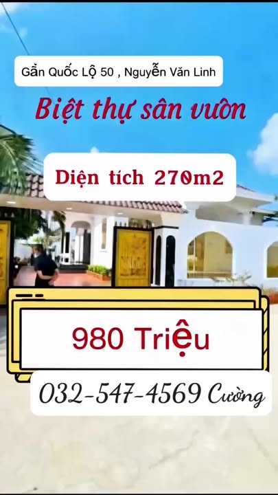 Nhà Cấp 4 Nguyễn Văn Linh, Bình Chánh - 270m² Sổ Hồng Riêng, Giá 980 Triệu