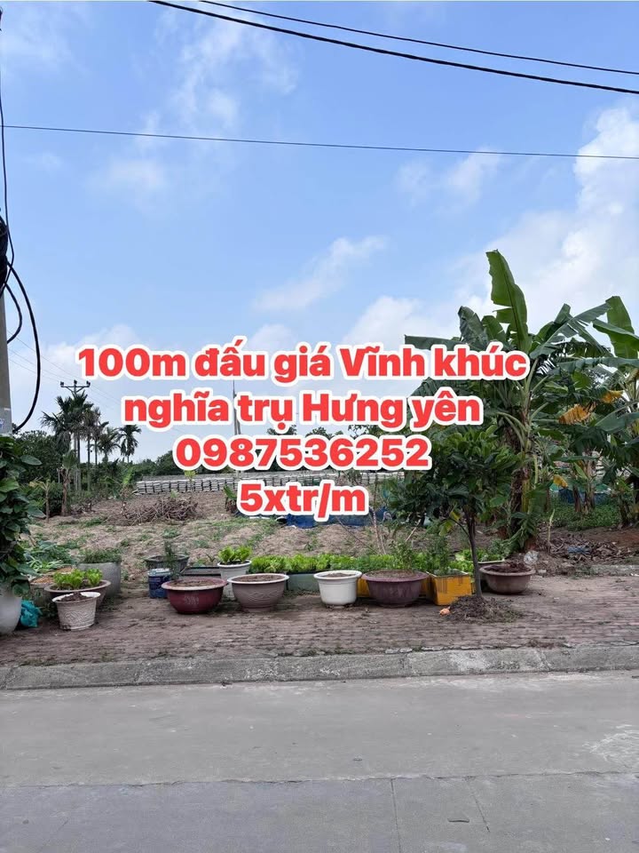 Đất đấu giá Văn Giang 100m² - Sát Vinhomes OCP 2&3, Vành đai 4