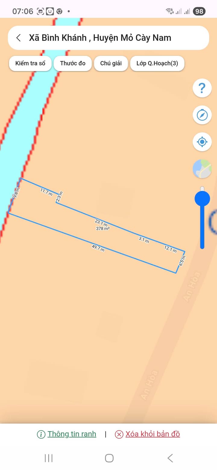 Đất Nền Bình Khánh, Mỏ Cày Nam 375m² - Sổ Đỏ Thổ Cư Giá Tốt