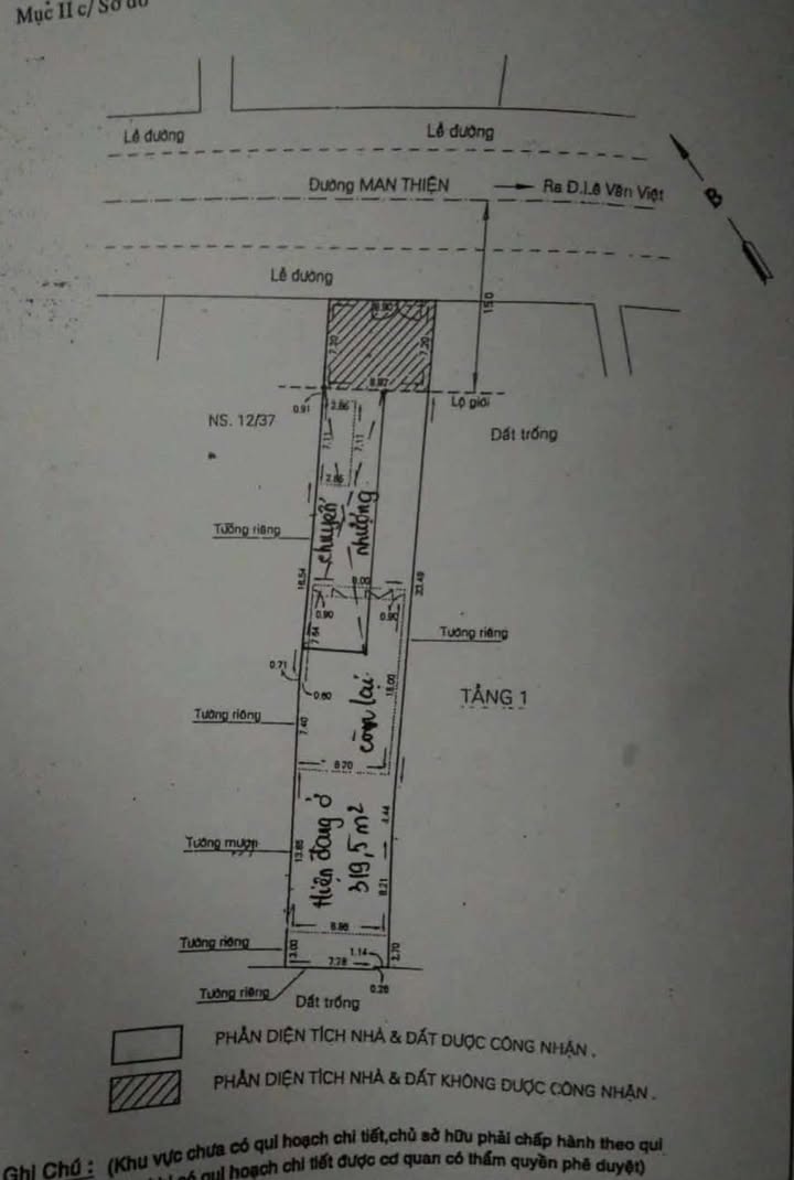 Mặt Tiền Man Thiện, Quận 9 - Đất Vàng 319m² Kinh Doanh Sầm Uất