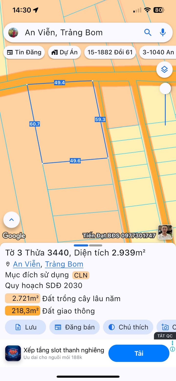 Bán Đất Vườn Đồng Nai 14400m² - Sổ Hồng Riêng, Giá Đầu Tư 10.8 Tỷ