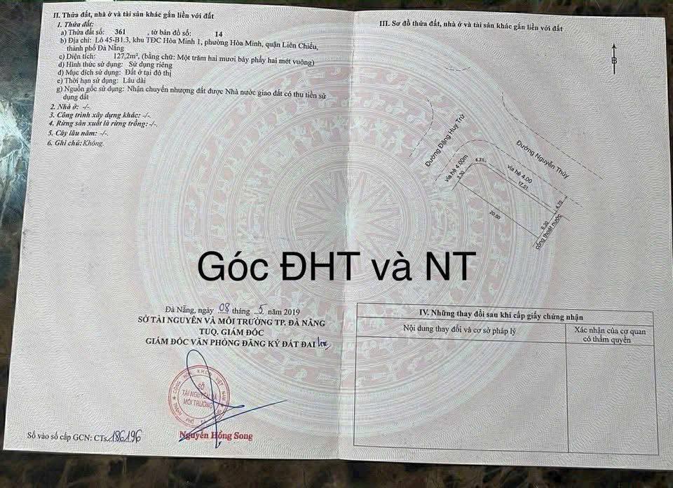 Bán Đất Góc 2 Mặt Tiền 127m² Mỹ An, Đà Nẵng - Cách Biển 150m