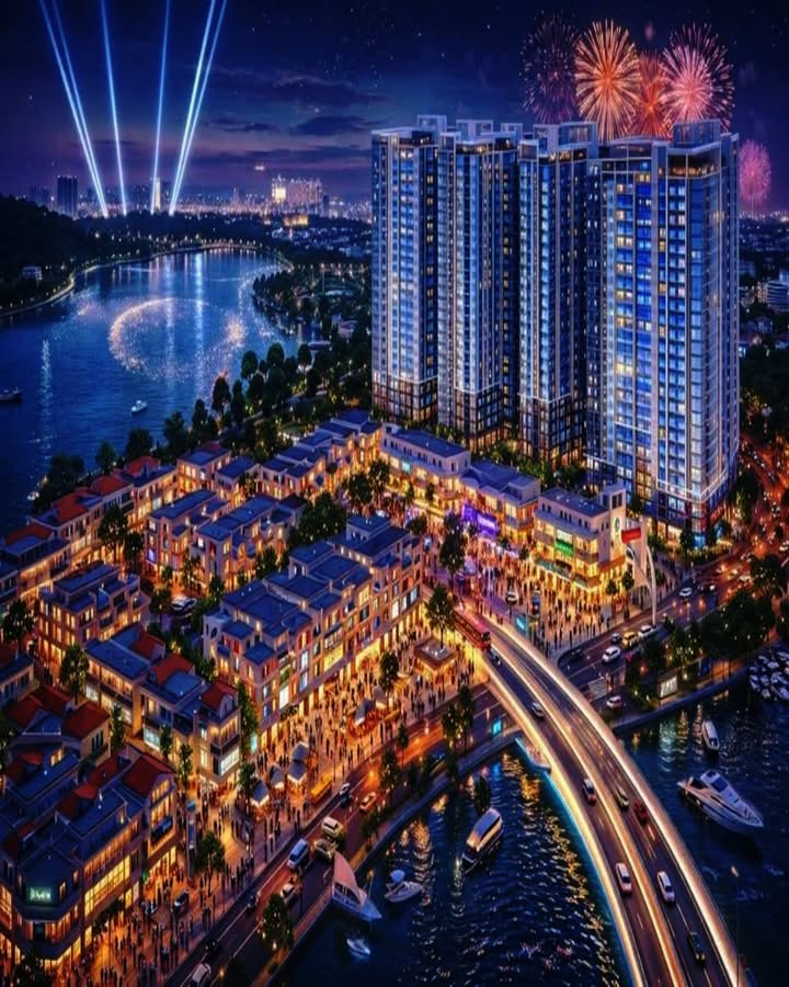 Biệt thự song lập Charmora City - View sông Quán Trường 200m²