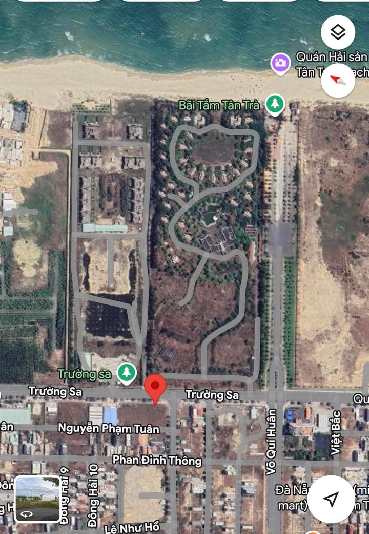 Đất Biển Đà Nẵng 2420m² Mặt Tiền Trường Sa - Sổ Đỏ - 152 Tỷ