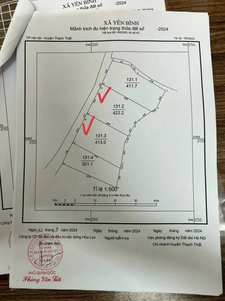 Đất Vườn Thạch Thất 413m² Sổ Hồng - Đầu Tư/Nghỉ Dưỡng Vàng