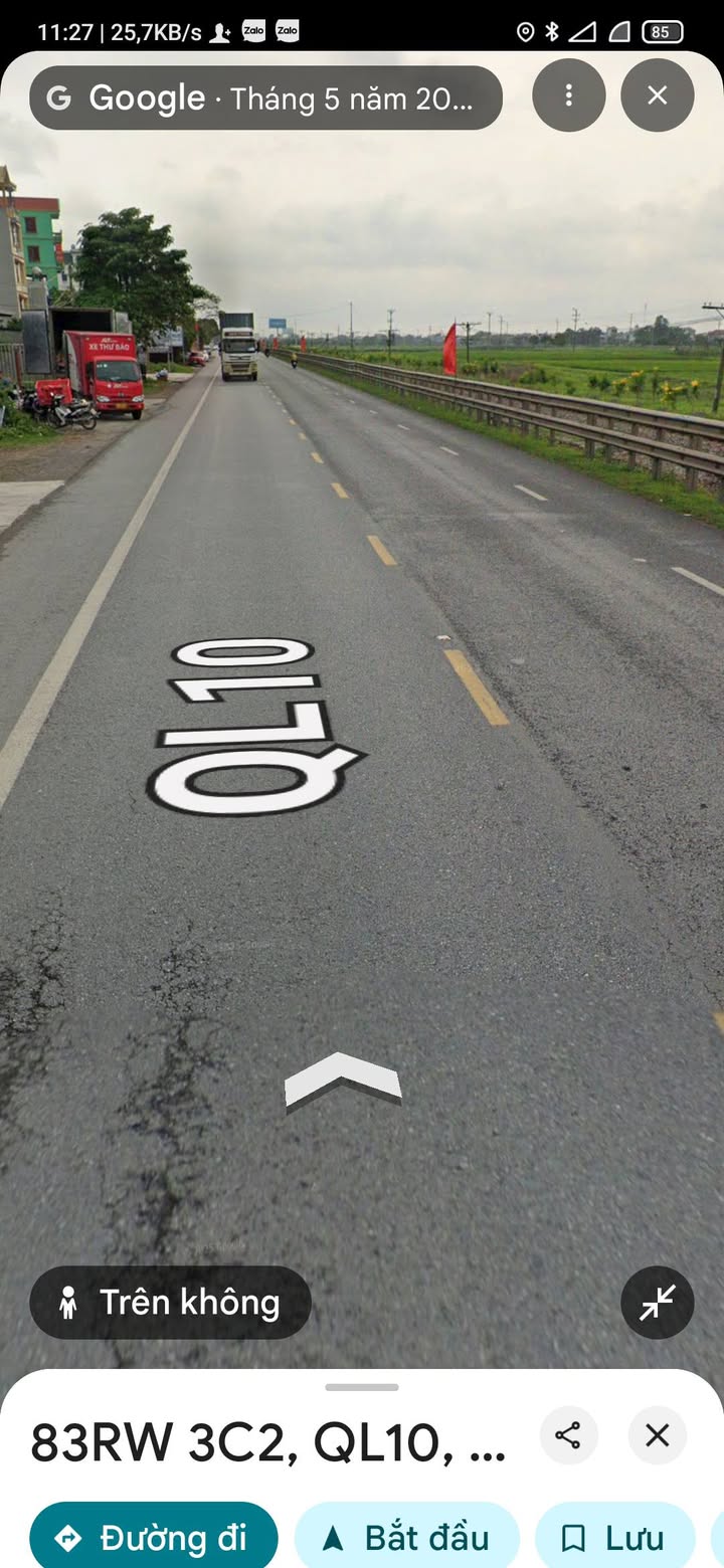 Bán Đất Mặt Tiền QL10, Vụ Bản, Nam Định - 108m² Kinh Doanh Đắc Lợi